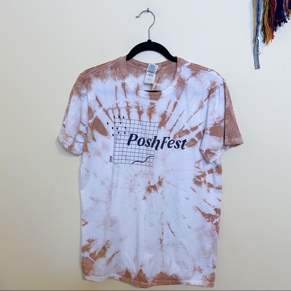 Poshfest 2020 tie dye tee - Picture 3 of 10